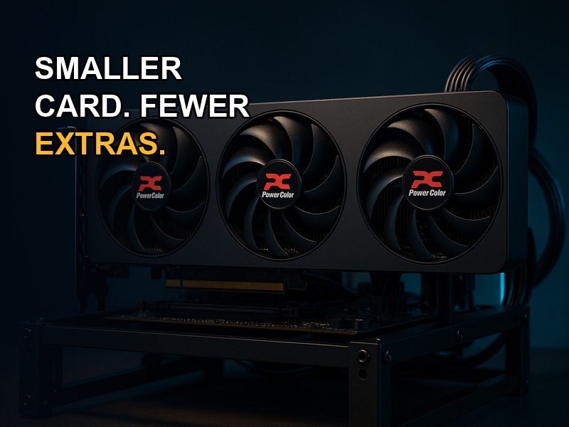#5 PowerColor Reaper RX 9070 XT — Best Compact Radeon