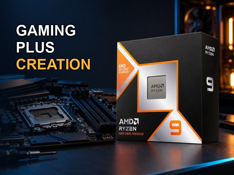 #4 AMD Ryzen 9 9950X3D — Best for Gaming and Heavy Creation Together