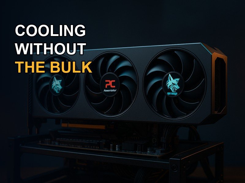 #3 PowerColor Hellhound RX 9070 XT — Best Balanced Cooler