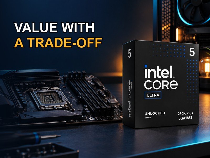 #3 Intel Core Ultra 5 250K Plus — Best Value-Focused New Build