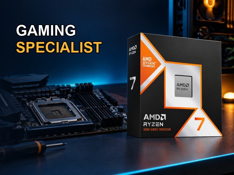 #2 AMD Ryzen 7 9850X3D — Best Pure-Gaming Choice