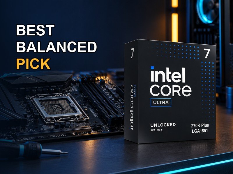 #1 Intel Core Ultra 7 270K Plus — Best Overall Mixed-Use Balance