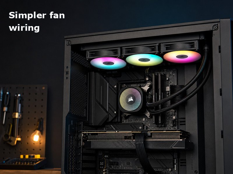 Corsair Nautilus 360 RS ARGB, Black